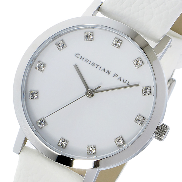 クリスチャンポール CHRISTIAN PAUL HAYMAN LUXE 35mm レディース 腕時計 SWL-03 シルバー/ホワイト ホワイト_画像2