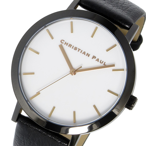 クリスチャンポール CHRISTIAN PAUL ロウ RAW クオーツ ユニセックス 腕時計 RW-04 （RWB4301） ホワイト/ブラック ホワイト