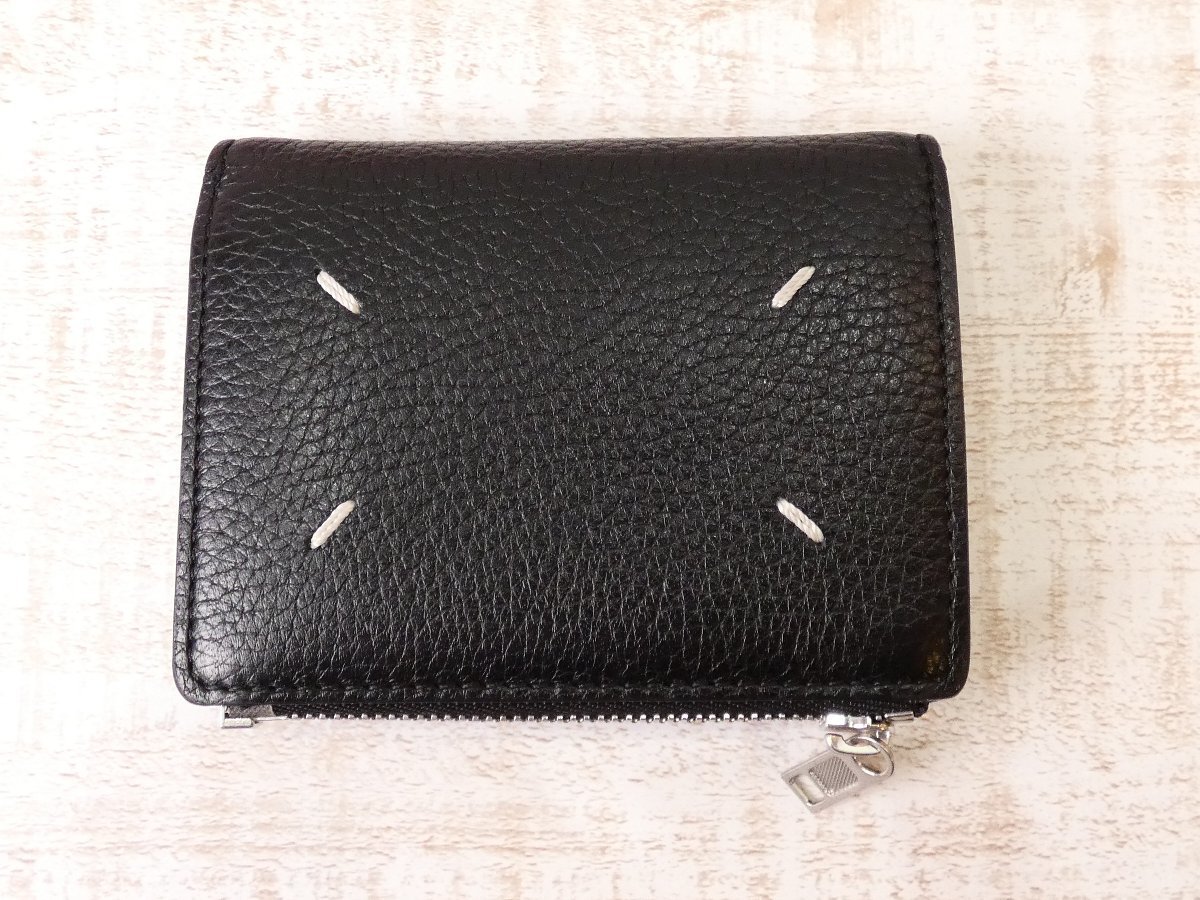 完成品 グレインレザー 11 Margiela Maison メゾンマルジェラ 3つ折 財布 黒 ブラック マルタンマルジェラ ミニウォレット その他 完成品 グレインレザー 11 Margiela Maison メゾンマルジェラ 3つ折 財布 黒 ブラック マルタンマルジェラ ミニウォレット その他