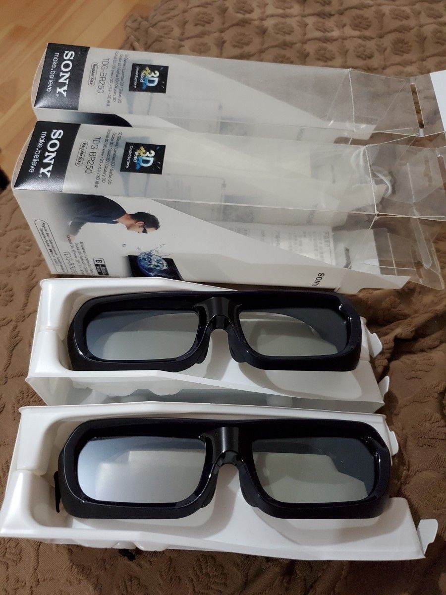 SONY ブラビア3D対応テレビ用　3Dメガネ　2個セット
