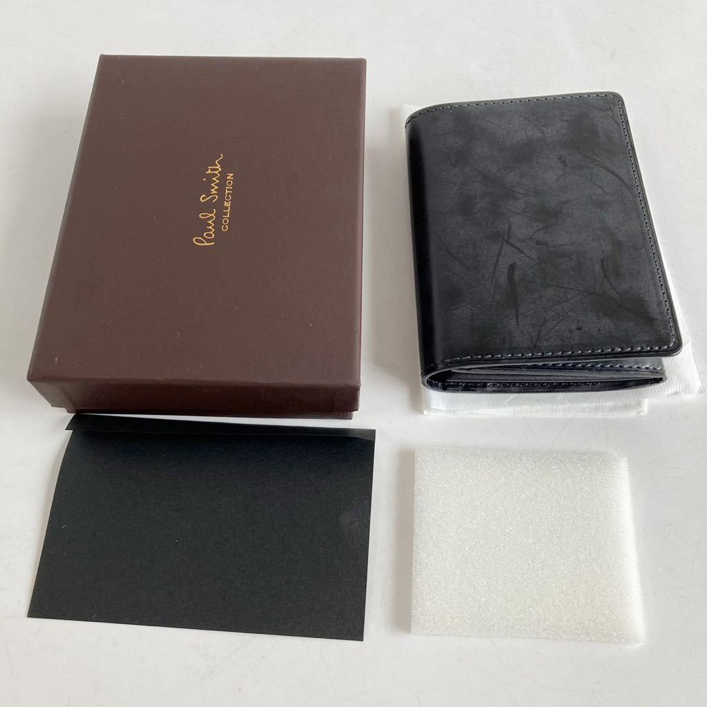 未使用 Paul smith PCコードバン 名刺入れ 蝋引き ポールスミス