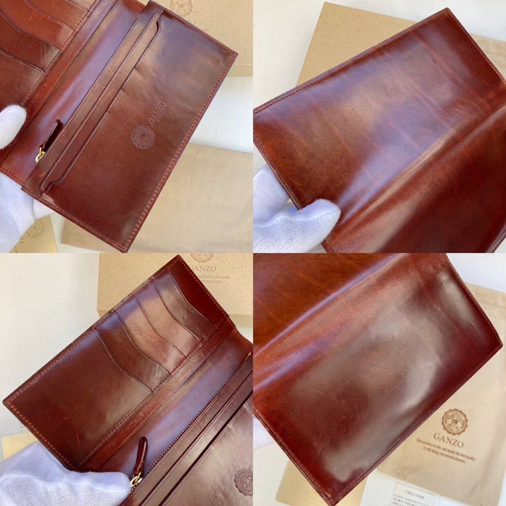 GANZO GUD2 ファスナー小銭入れ付き 長財布 ガンゾ 牛革 財布 GANZO GUD2 ファスナー小銭入れ付き 長財布 ガンゾ 牛革 財布