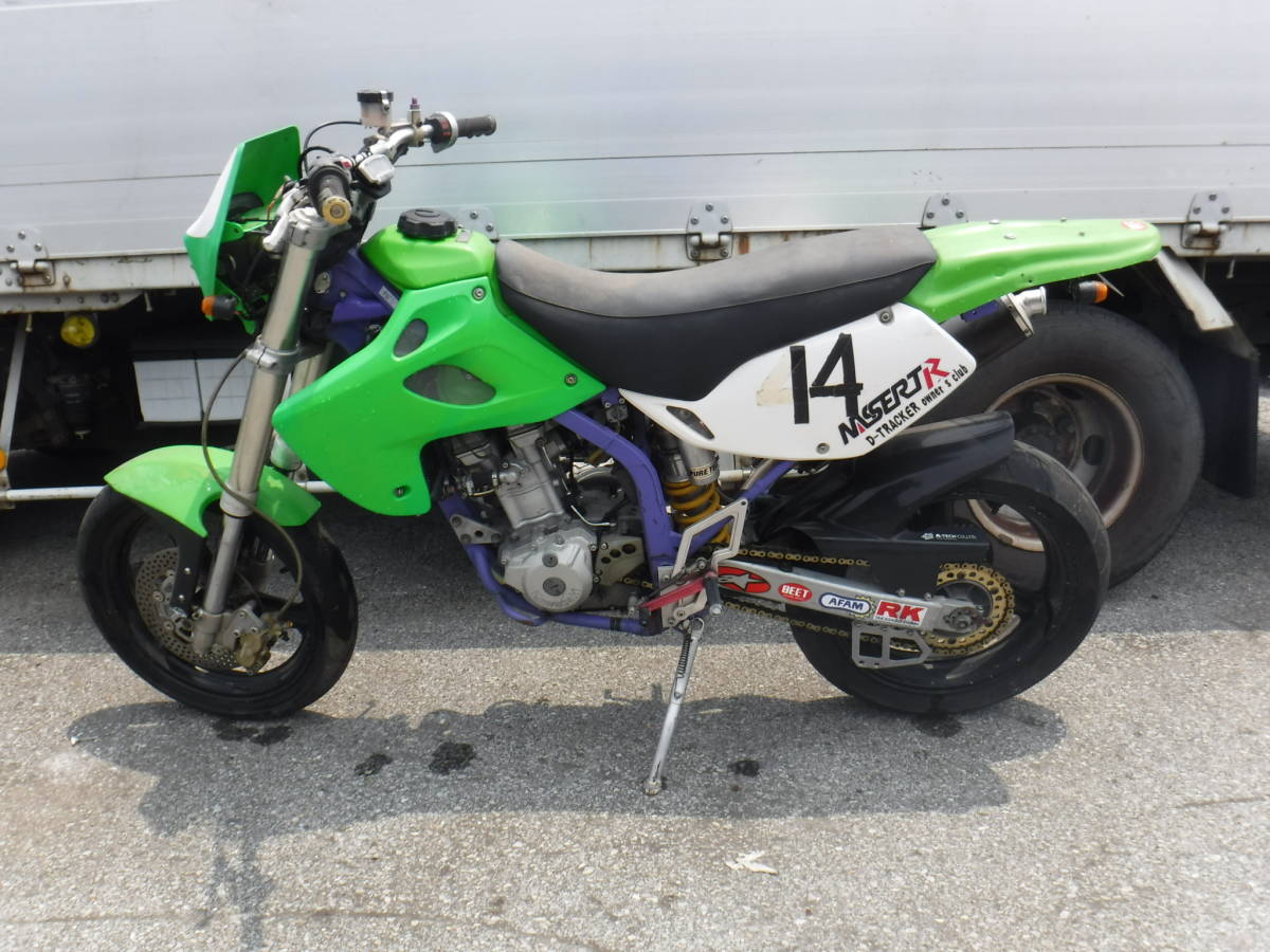 ☆KLX250SR モタード仕様 FCR35、BEETチタンフルエキ ブレンボ 検D