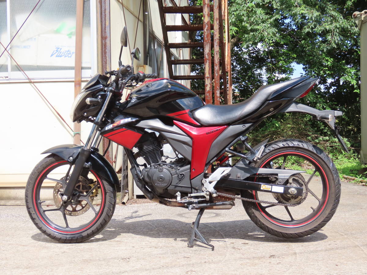 スズキ ジクサー150Fi NG4BG 黒赤 ノーマル車 業者価格にて陸送手配