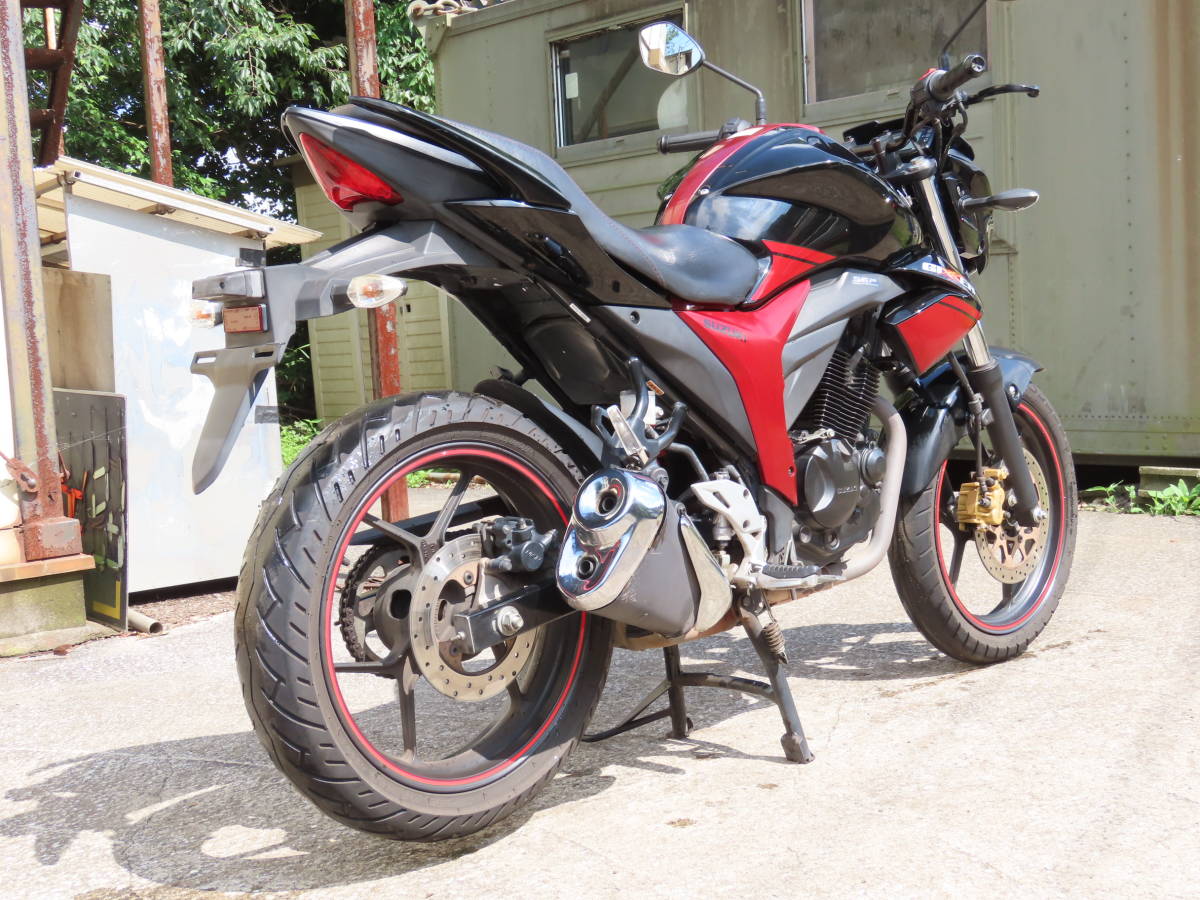 スズキ ジクサー150Fi NG4BG 黒赤 ノーマル車 業者価格にて陸送手配