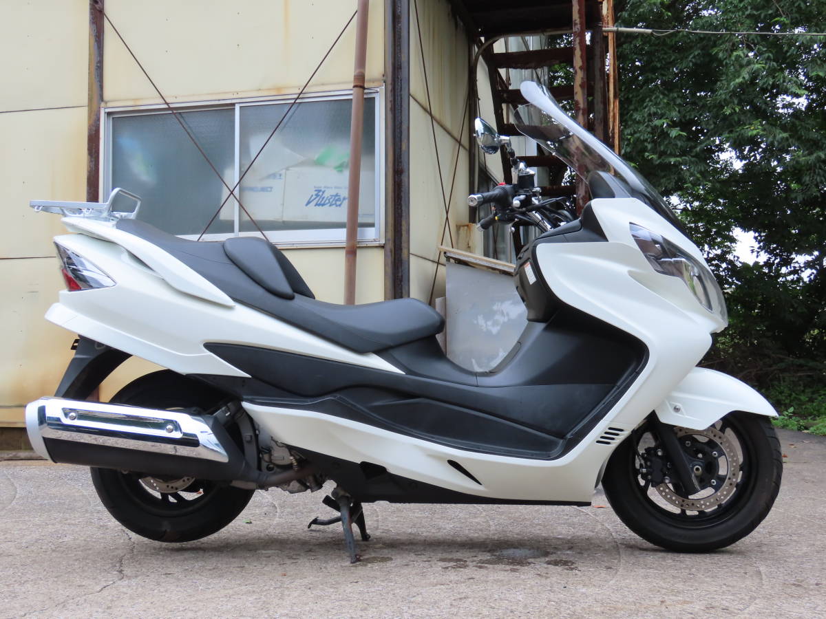 スズキ スカイウェイブ250M CJ45A 後期型 T-Shiftモデル OP品装備 業者