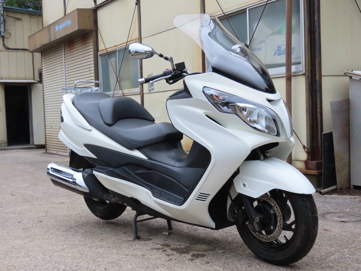 スズキ スカイウェイブ250M CJ45A 後期型 T-Shiftモデル OP品装備 業者