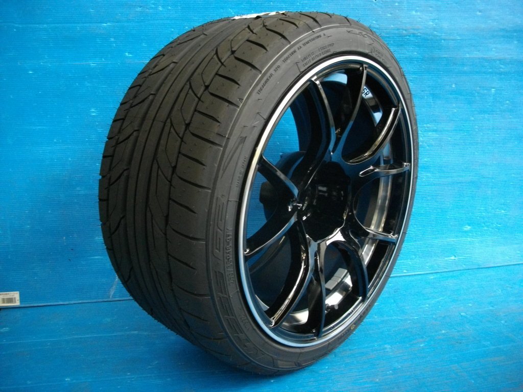 H【1480】SSR GTX02 18インチ 10.5J +20 114.3 5H 未使用品 ニットー NT555G2 265/35R18 22年 未使用タイヤ ランエボ R34 GT-Rなど_画像3