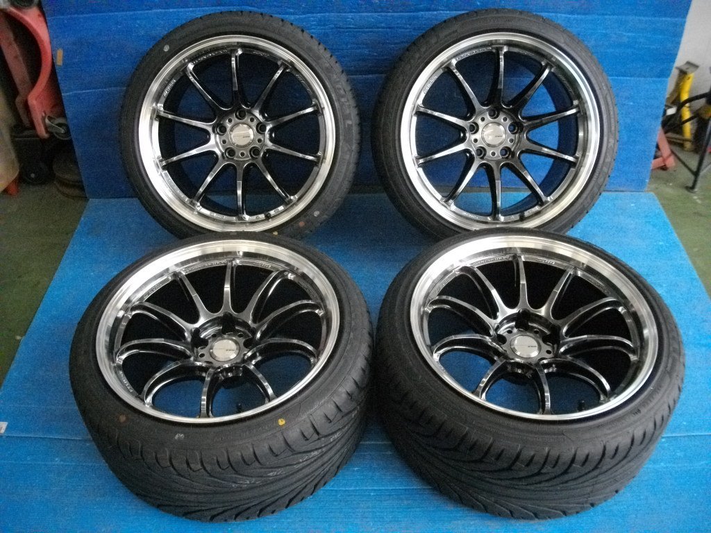 【H】WORK EMOTION ZR10 18インチ 10.5J +12 5H PCD114.3 KENDA KAISER KR20 265/35R18 2023年 海外製新品タイヤ 4本セット GT-R など