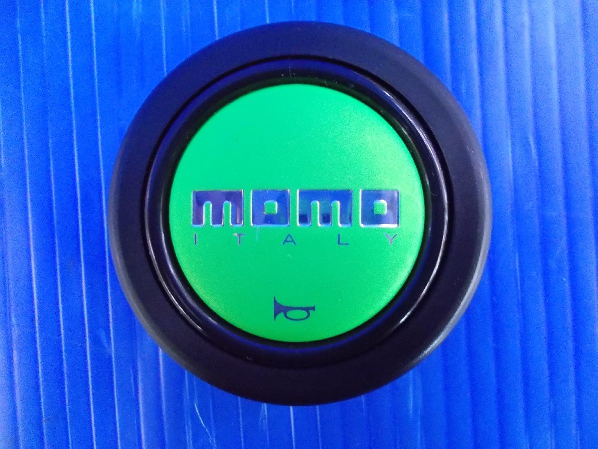 S[0999]momo Momo bo-n button green secondhand goods limitation drift heaven country collaboration DRIFTING