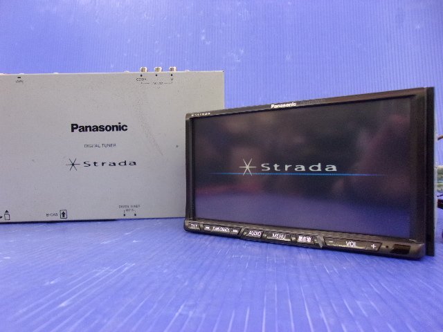 D【0584】Panasonic パナソニック HDDナビ Strada ストラーダ CN-HDS700TD DVD/地デジ 2007年地図 アンテナ付