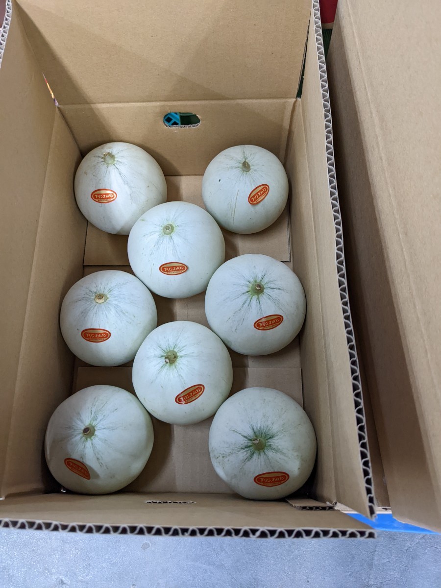 福岡県産【プリンスメロン】8玉前後 - JChere雅虎拍卖代购