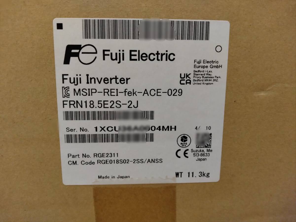 富士電機 インバータ FRN1.5E2S-2J 1台-