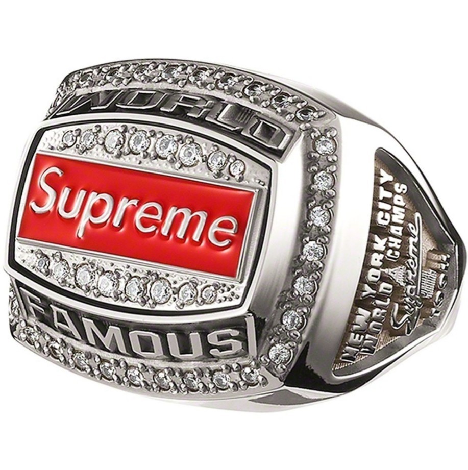 極美 シルバー 20号 US10 Supreme Jostens World Famous Champion Ring ジャスティンズ チャンピオンリング 指輪 リング カレッジリング
