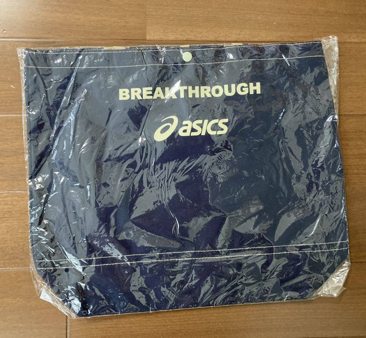 ★新品★ asics 　アシックス　 BREAKTROUGH　 トートバッグ 　手提げ 　★_画像1