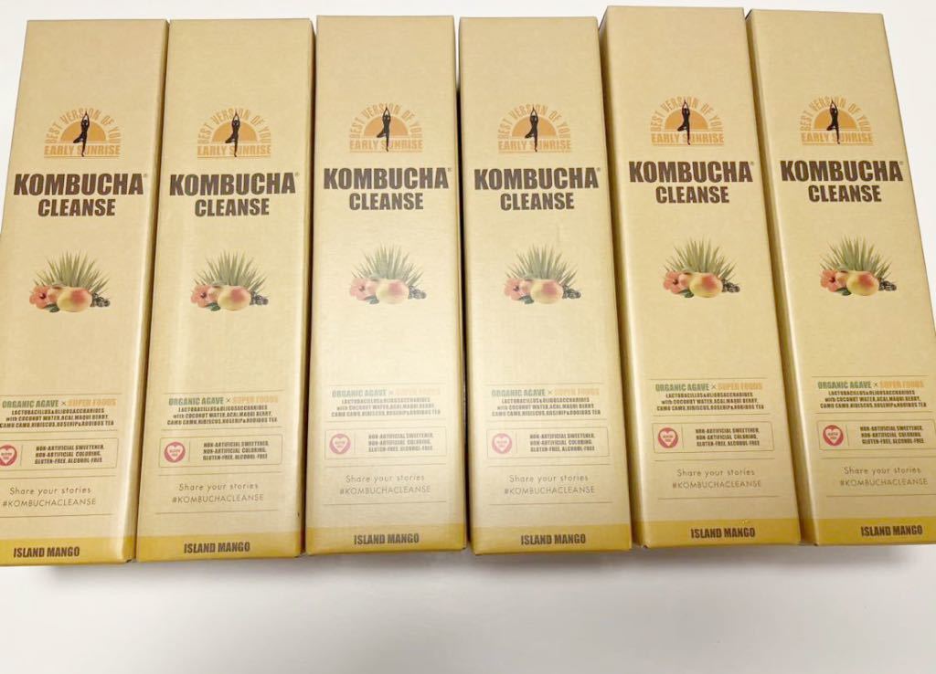 コンブチャクレンズ 6箱 新品未開封 送料無料 720ml KOMBUCHA