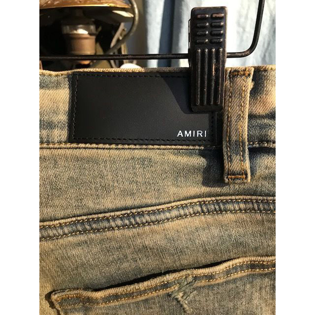 新品タグ付き AMIRI アミリ トラック インディゴ デニム パンツ