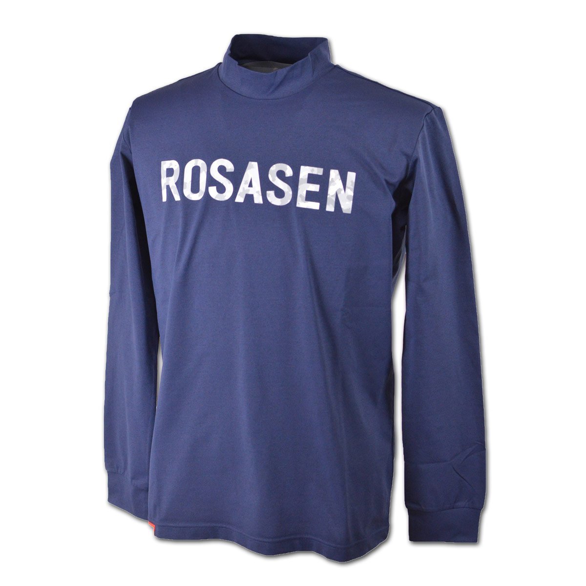 30%OFF【ロサーセン】メンズ 長袖ハイネックシャツ 紺 LL(52) 044-28211-98 ROSASEN ゴルフ かっこいい おしゃれ 上質素材 @
