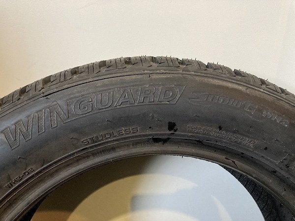 在庫1本のみ 送料無料 新品 (LQ0004.8) 185/60R15 84H NEXEN WINGUARD Snow'G WH2 スタッドレスタイヤ 2019年 アクア フィット185/60/15_画像4