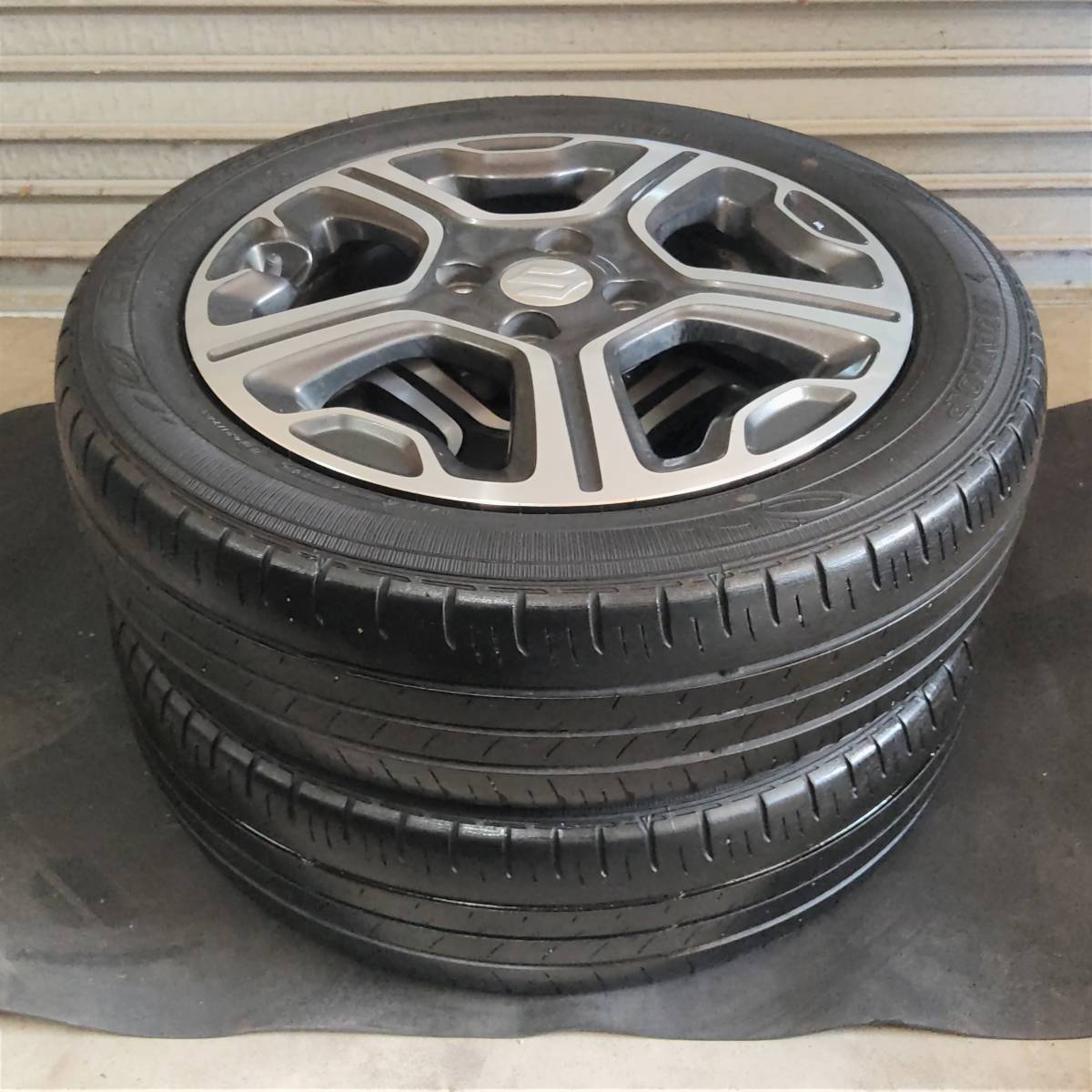 ハスラー純正アルミホイール、タイヤ・2本セット165/60R15 |15 ハスラー純正アルミホイール、タイヤ・2本セット165/60R15 |15