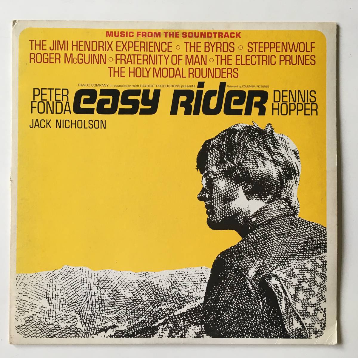 2362●Easy Rider(Soundtrack)/P-11558/Steppenwolf The Pusher/Jimi Hendrix Experience/Roger McGuinn/12inch LP アナログ盤_画像1