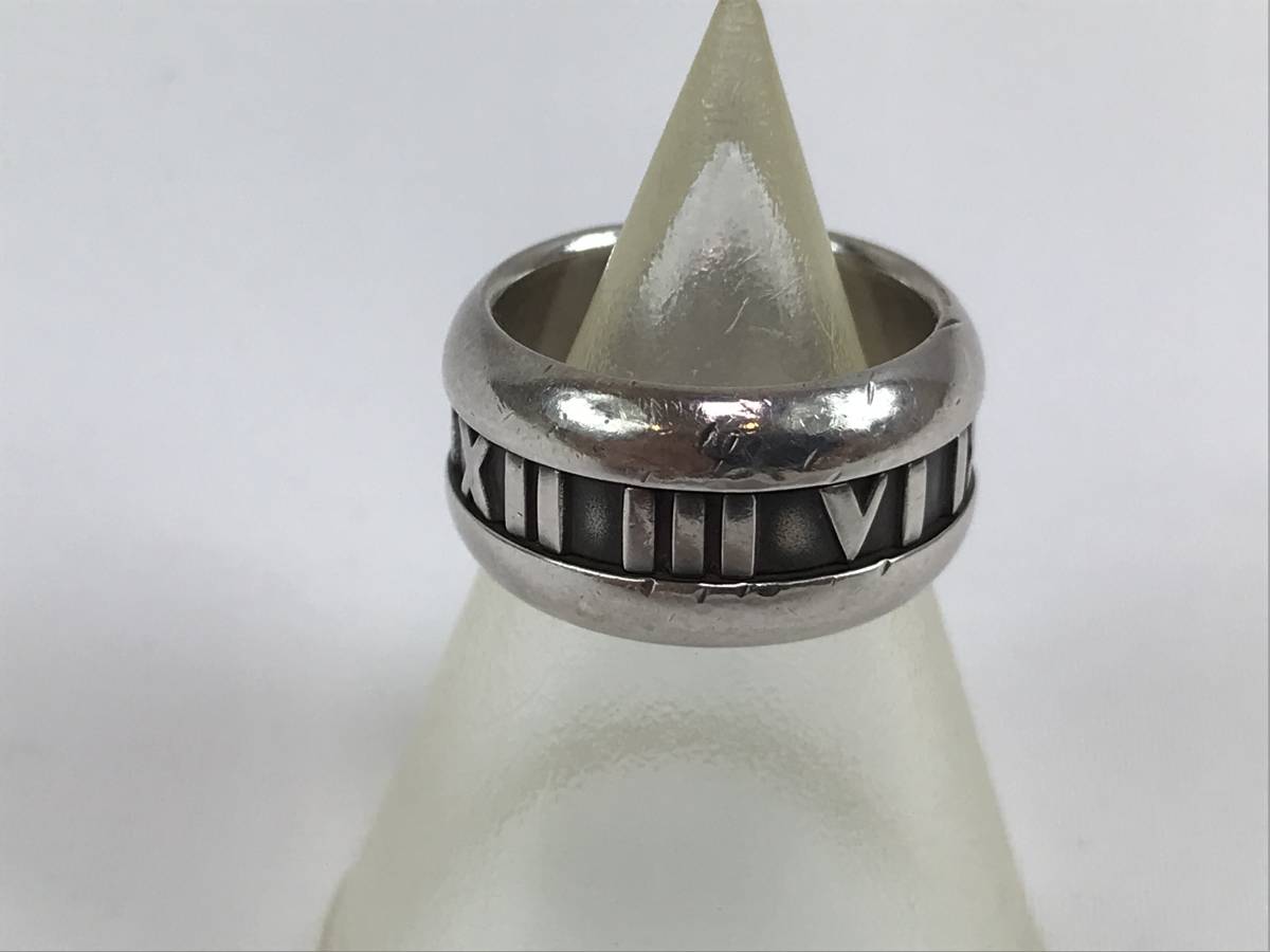 (Tiffany&Co. /ティファニー) アトラス シルバー ワイド リング 約6号 指輪 SV925 2003 ATLAS (中古/箱無し)#184091-252_画像2