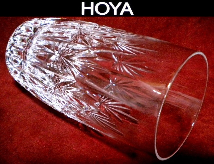 売切 HOYA クリスタル グラス 容量250cc 2客 日本製 未使用品 G/L 取説付 寸法φ上59/中62/下52×H124mm 重量300ｇ 口元厚1.6mm 底厚17mm_画像10