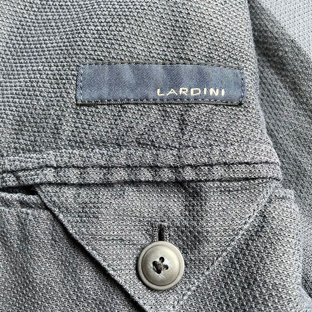LARDINI:ラルディーニ》春夏 コットンリネン素材 バスケット織