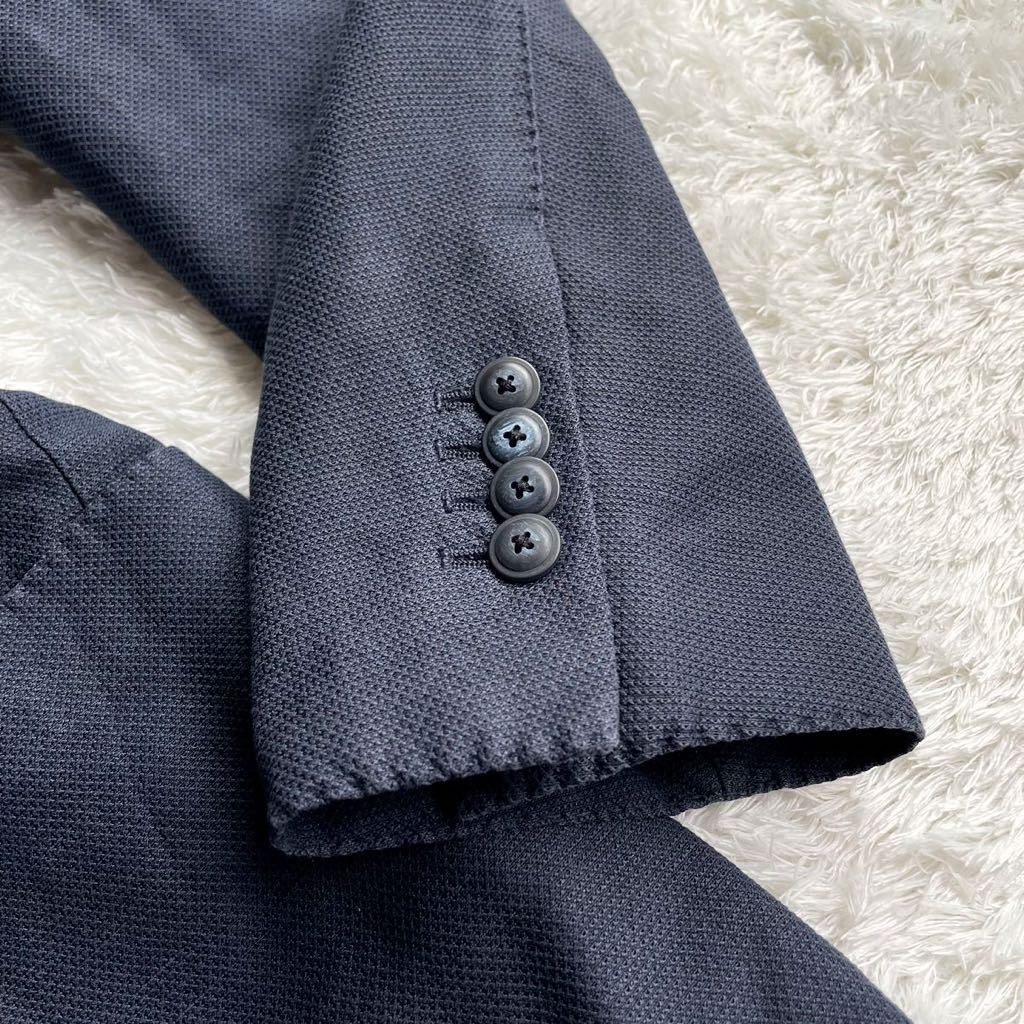 LARDINI:ラルディーニ》春夏 コットンリネン素材 バスケット織