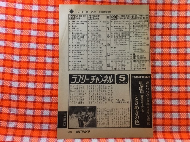 CN26812◆切抜き◇柴田恭兵能瀬慶子緒形拳◇赤い嵐・今年もワンパクでいく中年二人組_画像1