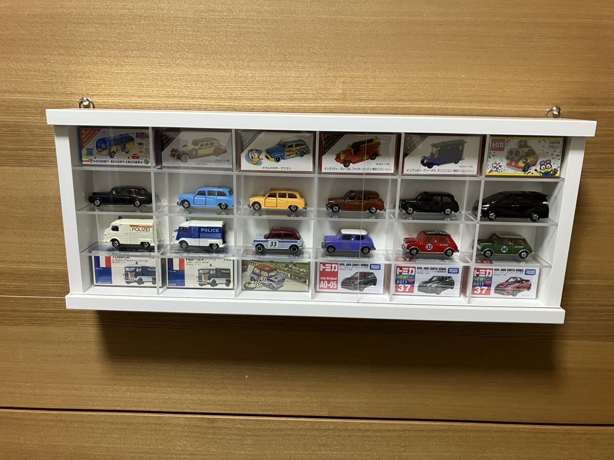 トミカ ミニカーコレクションケース24 ホワイト|PayPayフリマ