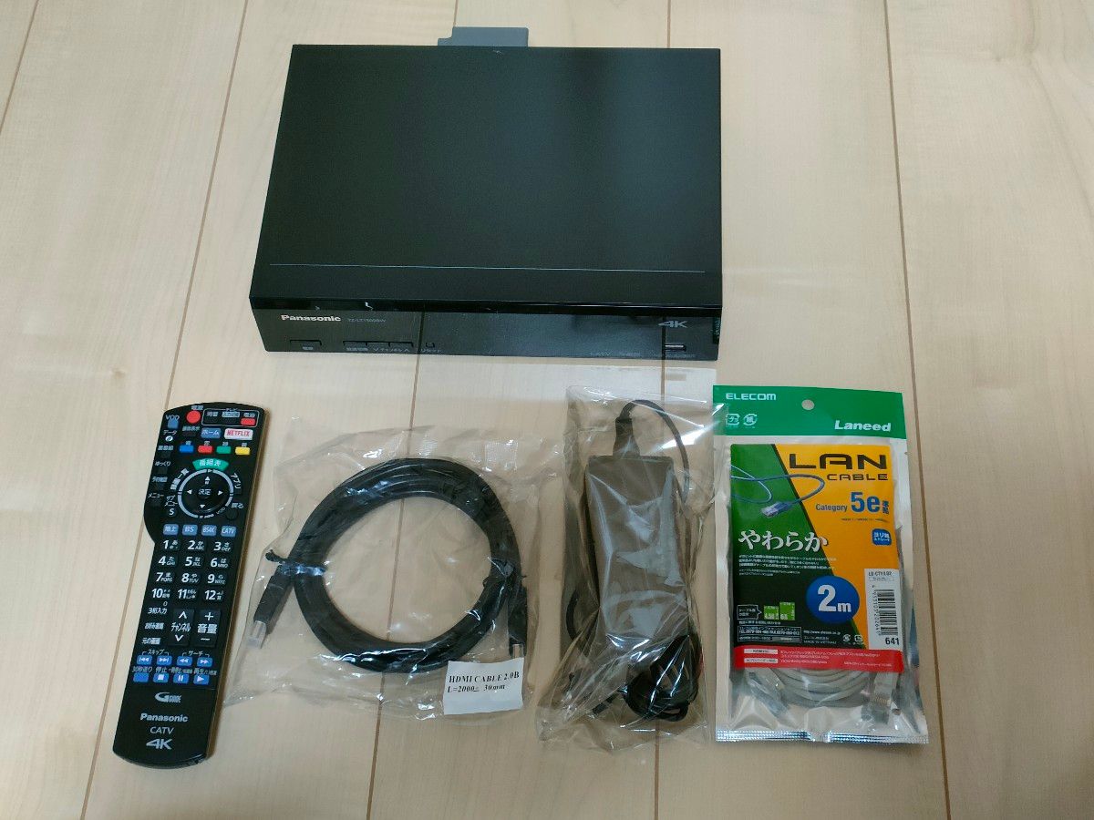 最新 CATV STB TZ-LT1500BW 4K衛星放送 無線LAN対応美品