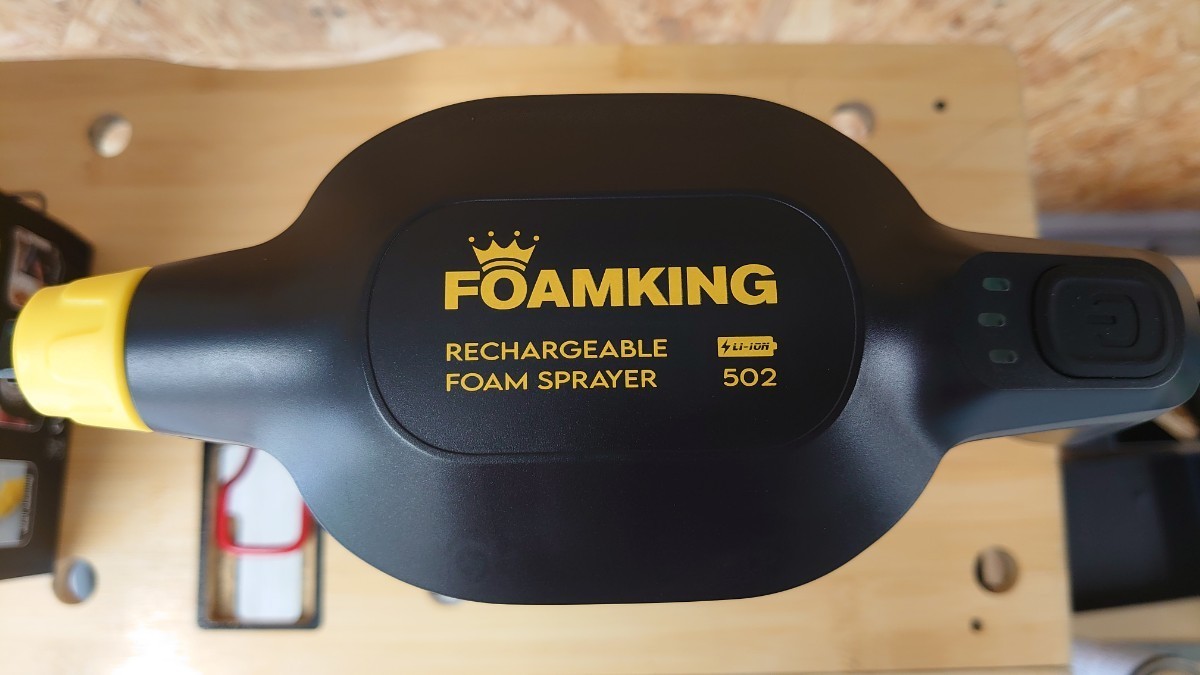 ラウンド ☆FOAMKING☆フォームキング☆ 電動フォームガン 3pH洗車プレ