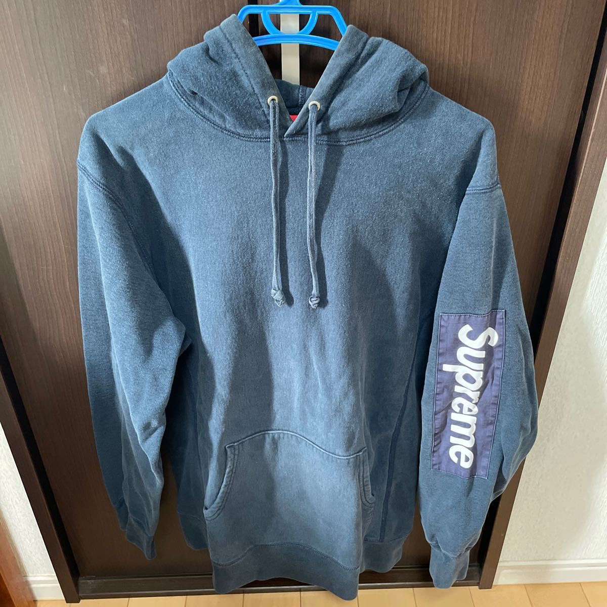 Supreme 17SS Sleeve Patch Hooded Sweatshirt シュプリーム 袖