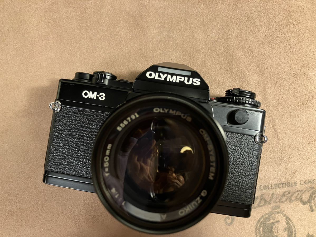 美品！ OLYMPUS OM-3 オリンパスフィルムカメラMF一眼レフ単焦点レンズ