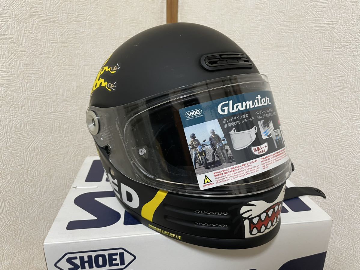 限定品 SHOEI グラムスター スモークシールド付き Glamster Lサイズ