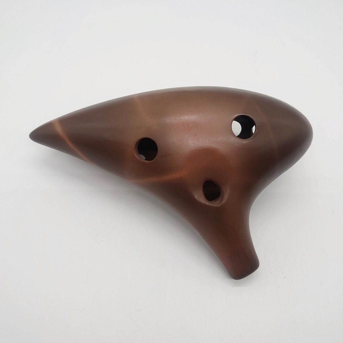 TNG ティーエヌジー アルト AF F管 F調 OCARINA オカリナ 紫砂 赤土 陶器 楽器 音楽 演奏 陶笛 海外製 ブラウン ブランド レア tp-23x614_画像2