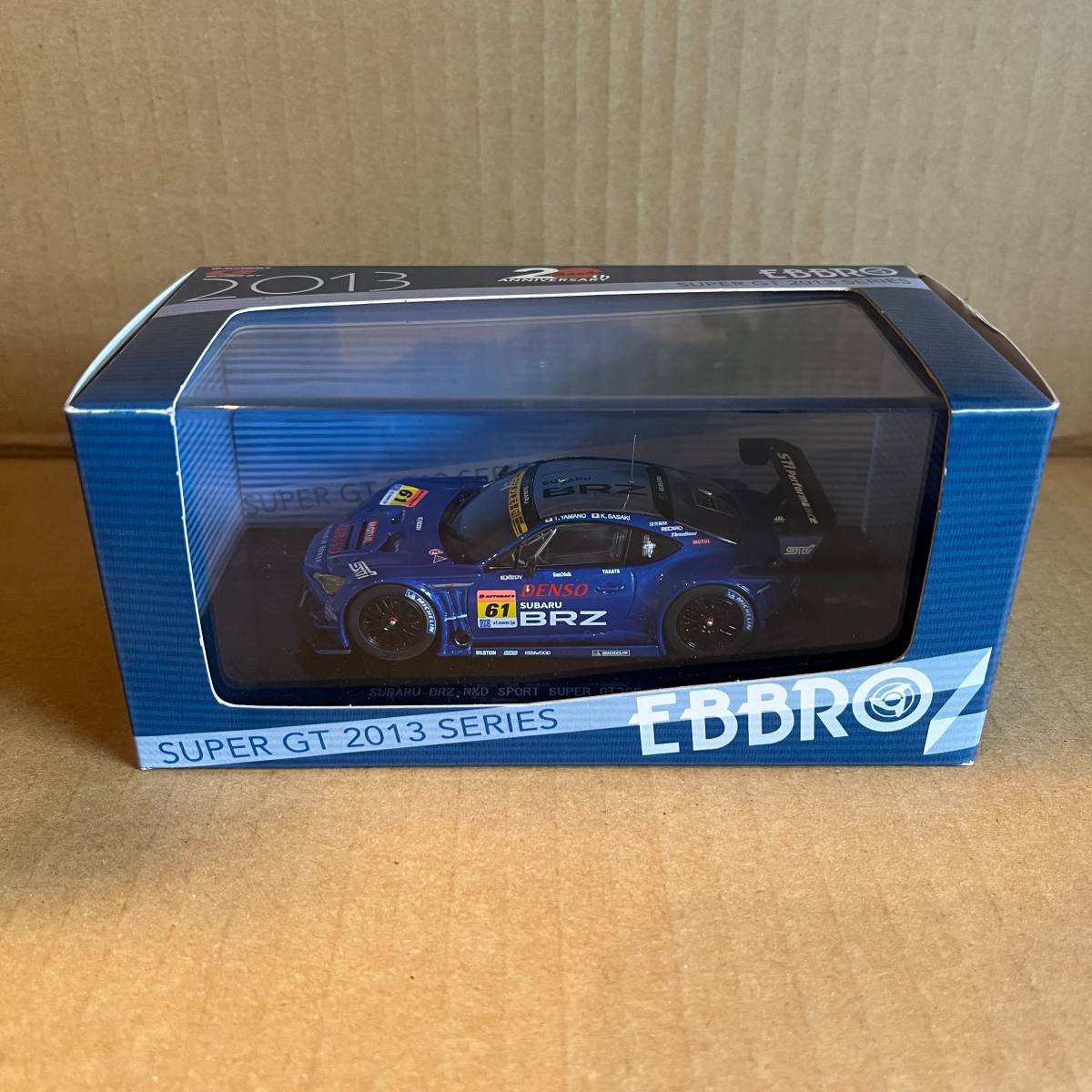 1 EBBRO 1/43 2013 SUPER GT GT300 No.61 61 SUBARU BRZ R&D SPORT