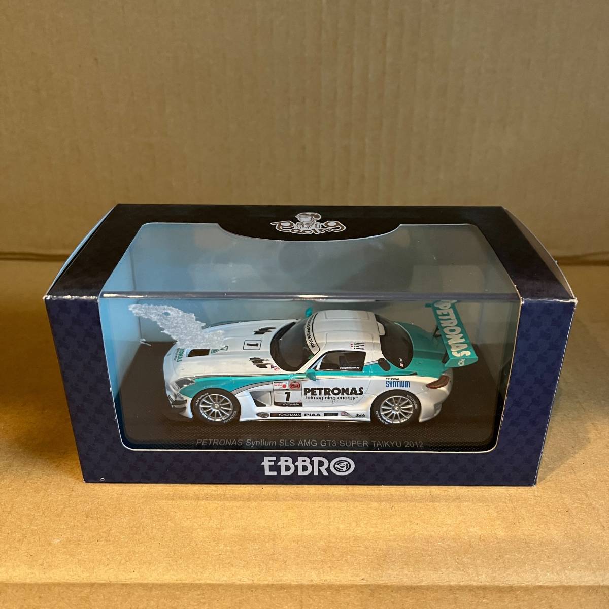 ＃11 EBBRO 1/43 No.28 28 SUPER TAIKYU 2012 耐久 PETRONAS Syntium SLS AMG GT3 [ エブロ ミニカー フィギア 人形 イグニッション ]