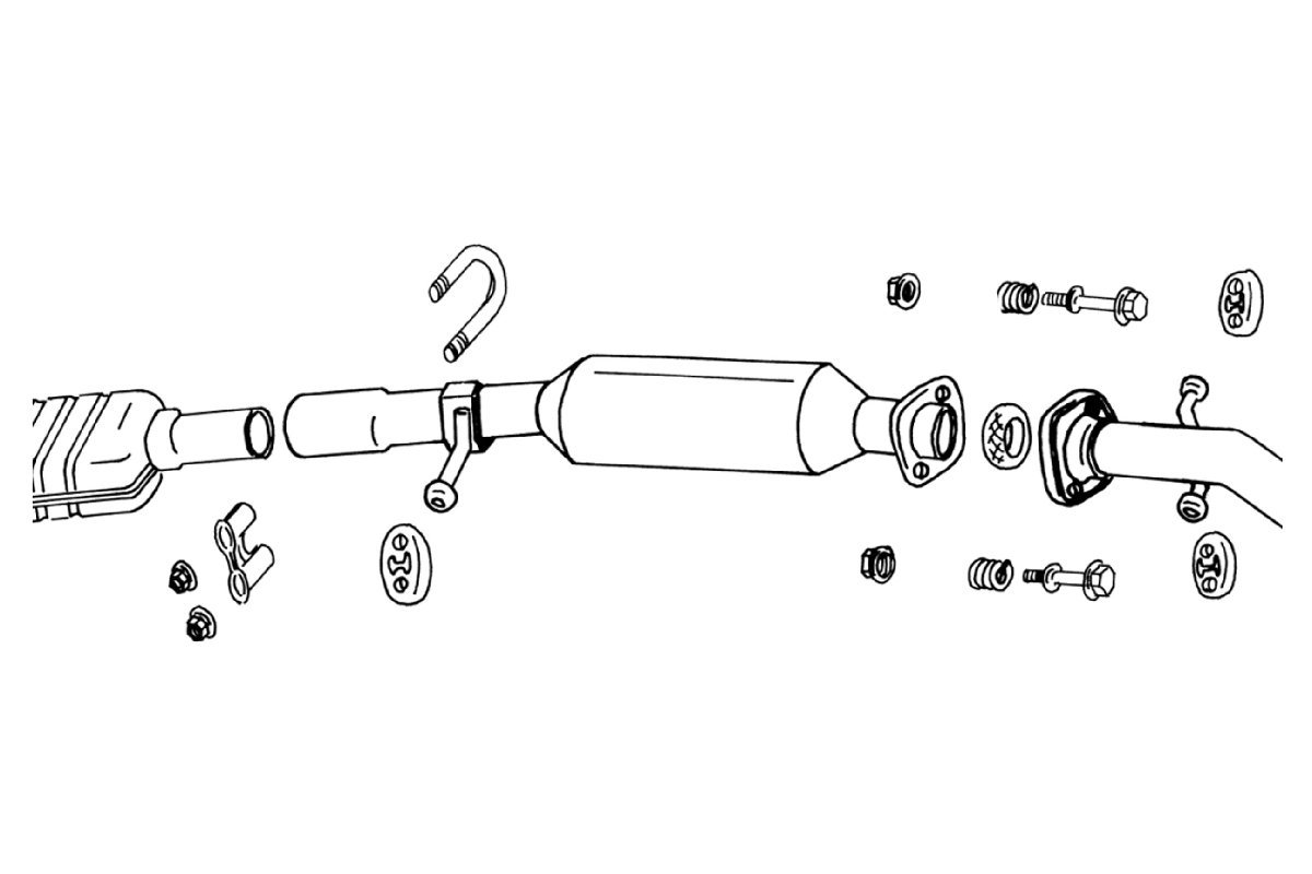 FUJITSUBO/フジツボ センターパイプ POWER Getter CENTER PIPE アルテッツァ RS200 MT GF-SXE10 1998.10～2001.5 510-23811_画像2