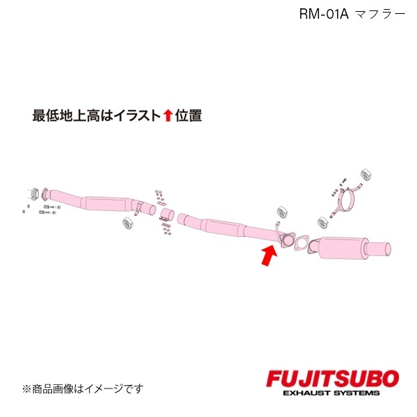 FUJITSUBO/フジツボ マフラー RM-01A インプレッサ WRX STi 05マイナー後 アプライドモデルF GH-GDB 2005.6～2006.6 290-63058_画像1
