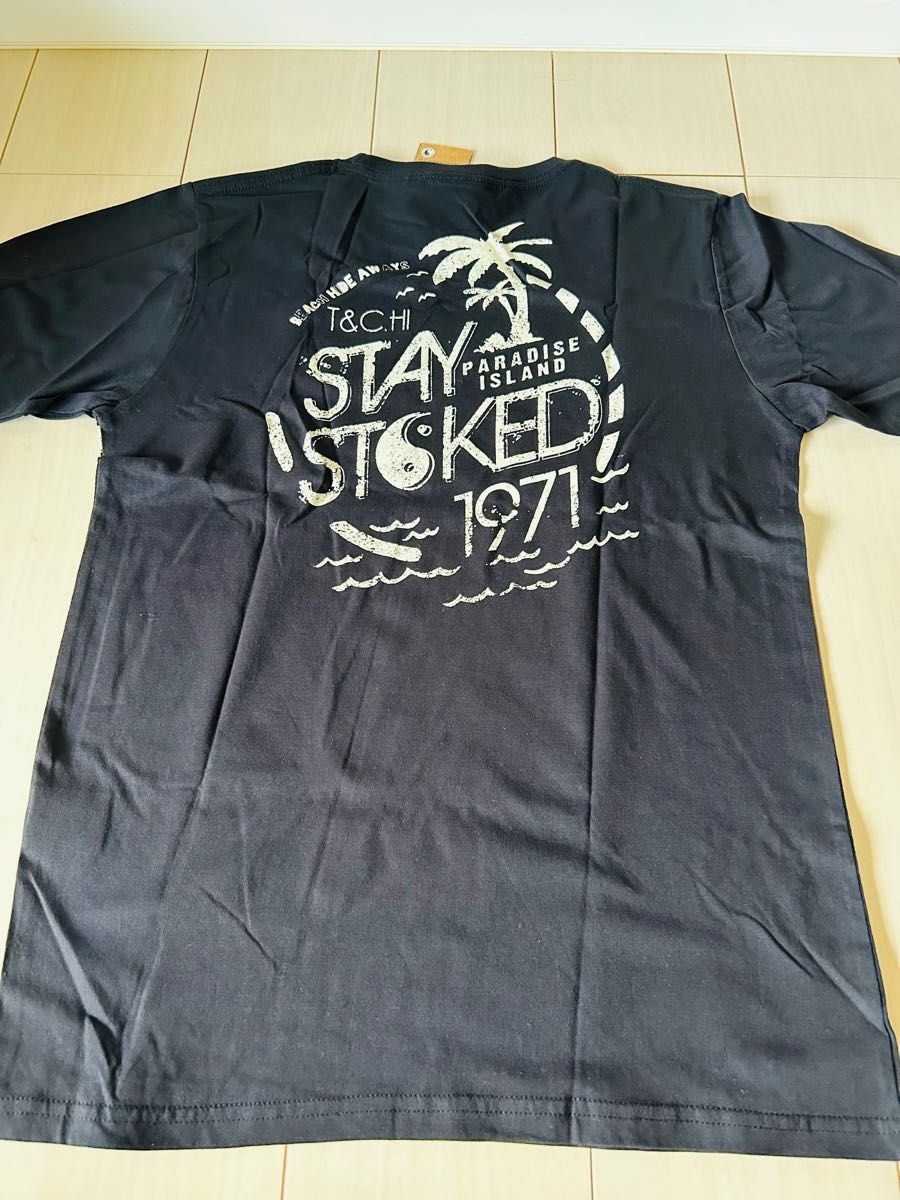 新品　黒　T＆C surf Ｔシャツ　Mサイズ 半袖Tシャツ