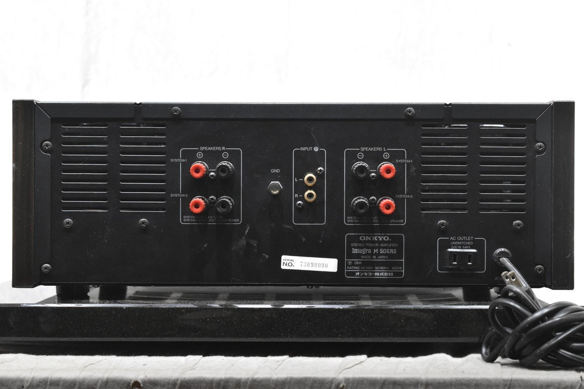 ☆ ONKYO M-506RS オンキョー パワーアンプ ☆ | www.navistar.ind.br