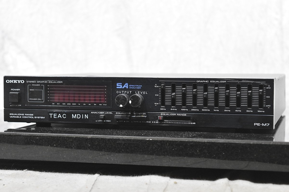 ONKYO PE-M7 グラフィックイコライザー | perkebunan.sariagri.id