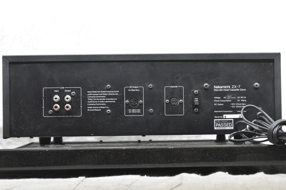 Nakamichi/ナカミチ カセットデッキ ZX-7【ジャンク品