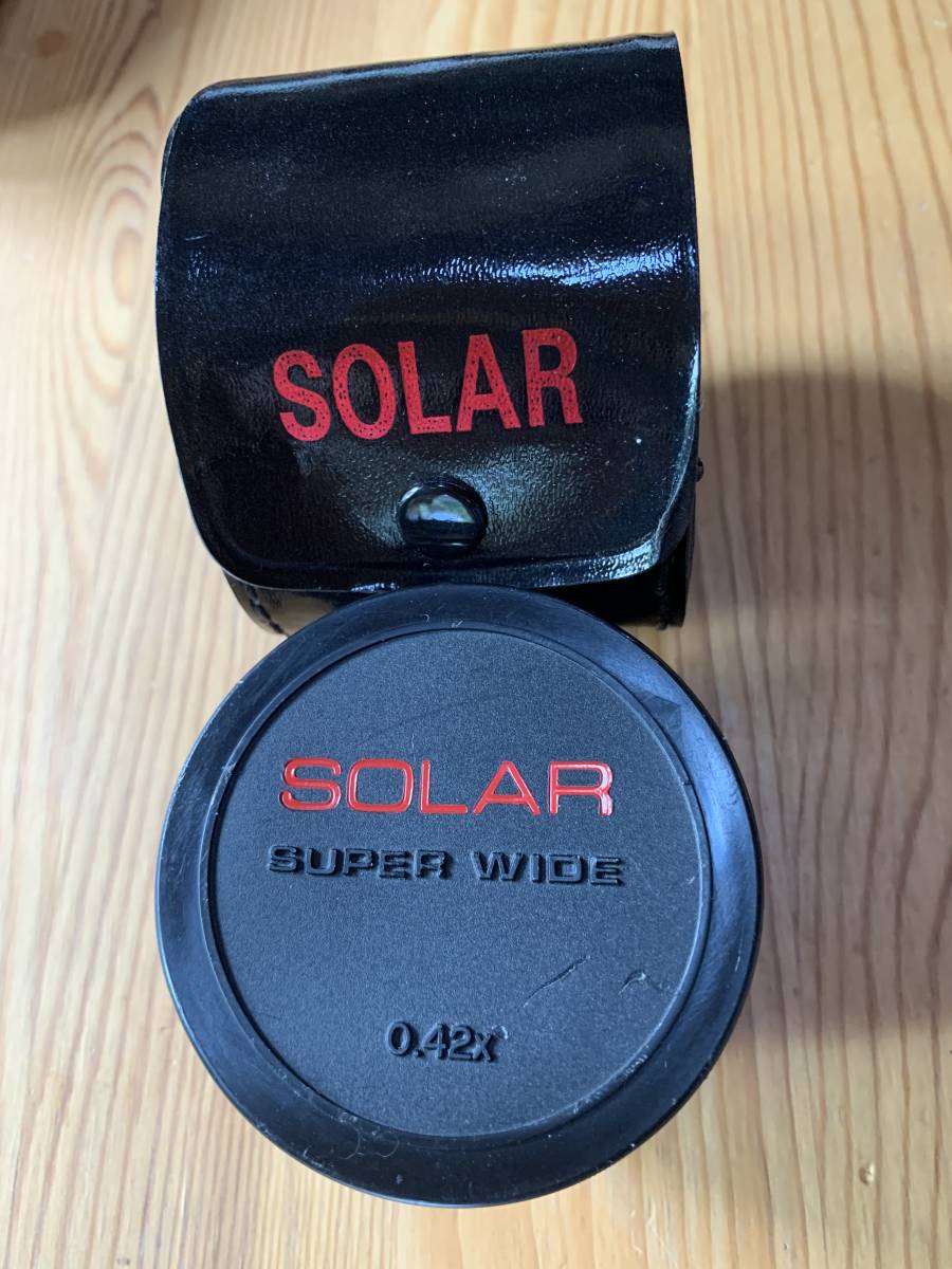 使用度少ない美品 SOLAR SUPER WIDE 0.42XMACRO SER-Ⅶ　72mm アメリカニーユーオリンズのカメラ店で購入、貴重逆輸入品_画像3