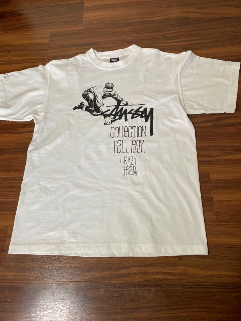 美品 STUSSY 25周年記念 カレンダーTシャツ 1992 2005 サイズL 美品 STUSSY 25周年記念 カレンダーTシャツ 1992 2005 サイズL
