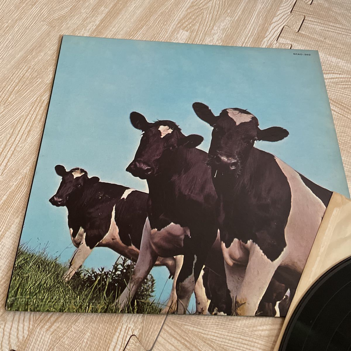 [US version ] pink * floyd Pink Floyd Atom Heart Mother Harvest SKAO-382 CAPITOL. character none jacket US record freebie attaching 