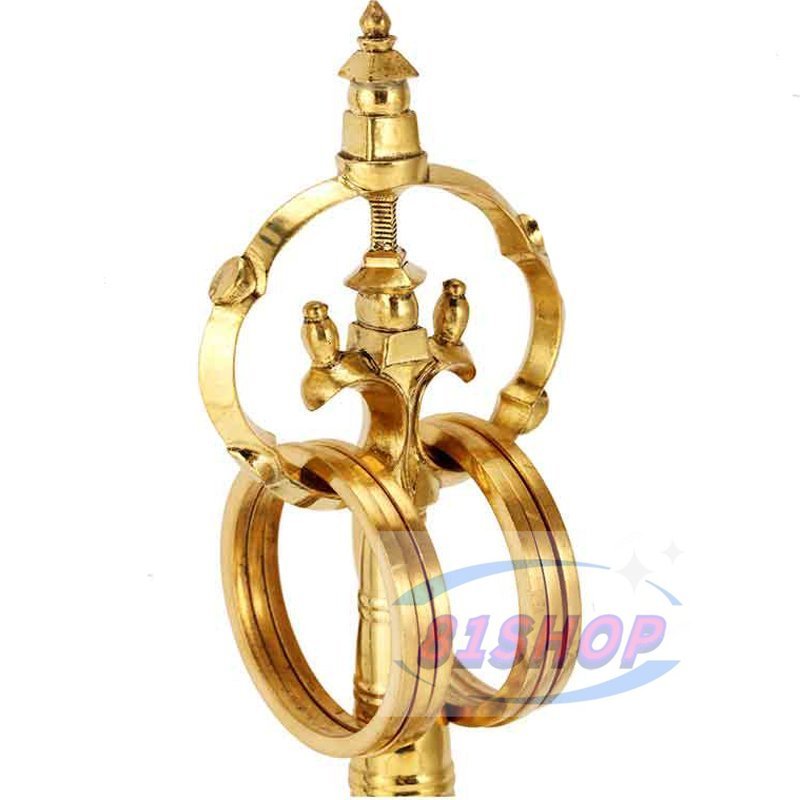 81SHOP」密教法具 三鈷杵 寺院用仏具 仏教 真鍮 仏壇・仏具 81SHOP」密教法具 三鈷杵 寺院用仏具 仏教 真鍮 仏壇・仏具
