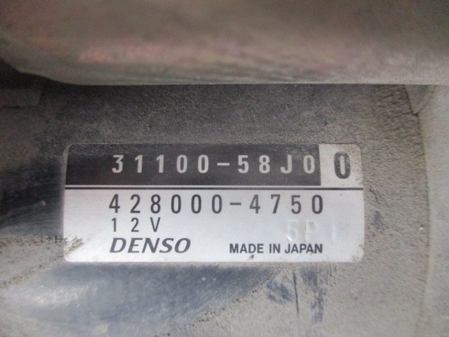 スズキ MH23 ワゴンＲ スターターモーター セルモーター 31100-58J00 428000-4750_画像2